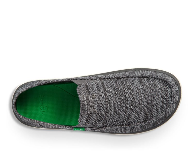 Sanuk Mesh Vagabond Tripper Men Shoes Dark Grey,Sanuk Philippines | DE54-9284I8