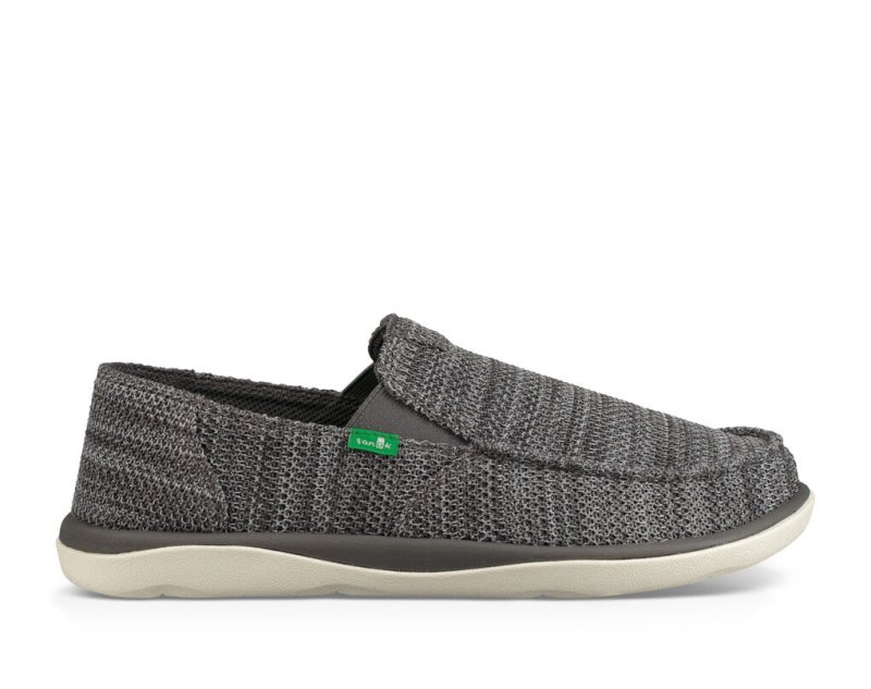 Sanuk Mesh Vagabond Tripper Men Shoes Dark Grey,Sanuk Philippines | DE54-9284I8