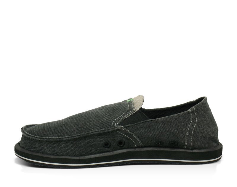 Sanuk Pick Pocket Men Shoes Dark Grey,Sanuk Philippines | SD52-3372L5