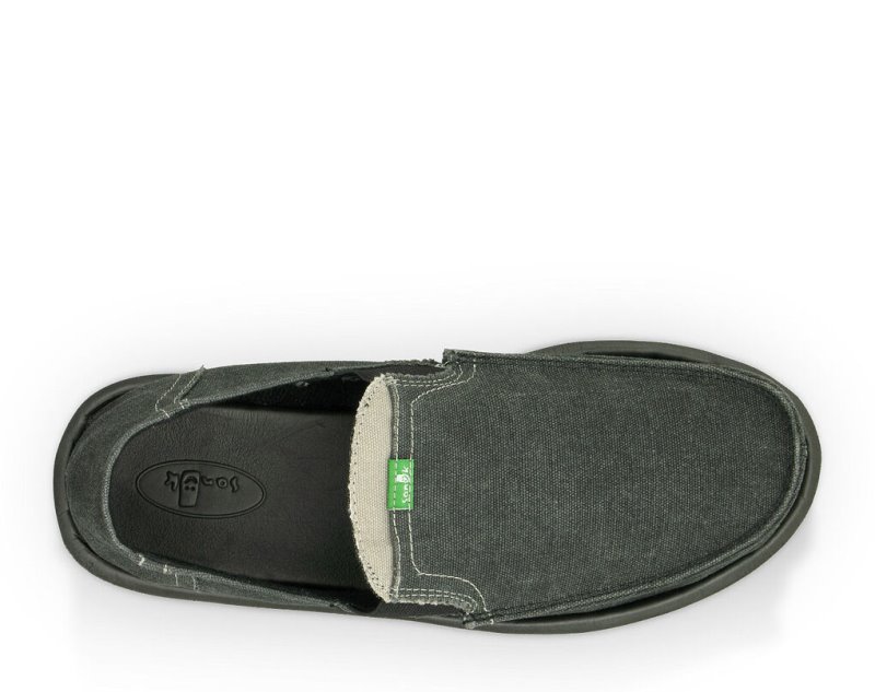 Sanuk Pick Pocket Men Shoes Dark Grey,Sanuk Philippines | SD52-3372L5