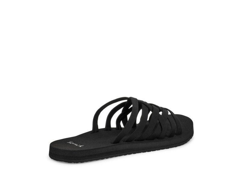 Sanuk Rio Slide Women Flip Flops Black,Sanuk Philippines | GQ23-4843T2