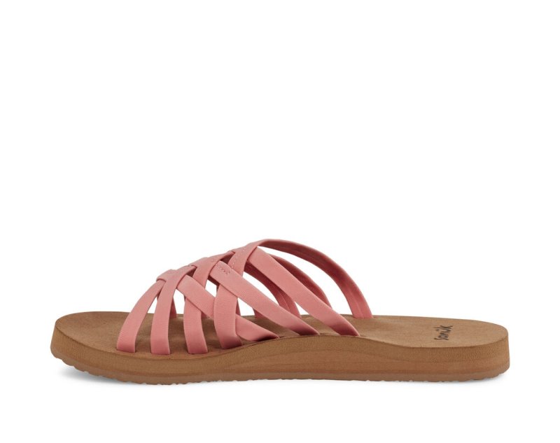 Sanuk Rio Slide Women Sandals Pink,Sanuk Philippines | JA14-6714J6