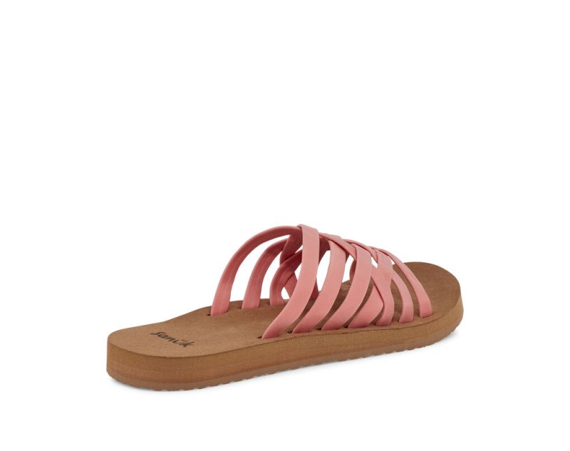 Sanuk Rio Slide Women Sandals Pink,Sanuk Philippines | JA14-6714J6