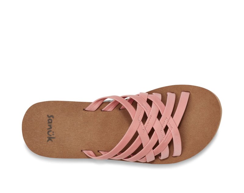 Sanuk Rio Slide Women Sandals Pink,Sanuk Philippines | JA14-6714J6