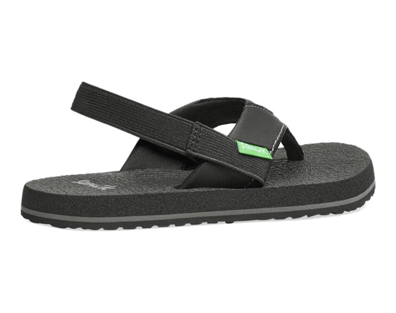 Sanuk Root Beer Cozy Kids' Flip Flops Black,Sanuk Philippines | RA56-0116E7