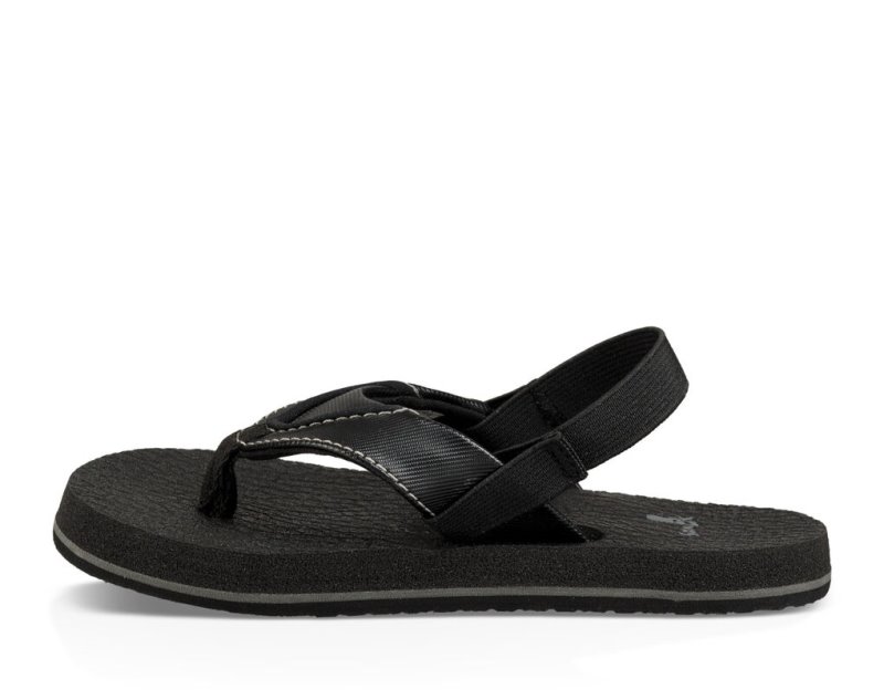 Sanuk Root Beer Cozy Kids' Sandals Black,Sanuk Philippines | ON36-5976N0