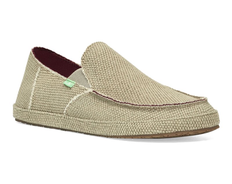 Sanuk Rounder Men Loafers Beige,Sanuk Philippines | TZ34-2934P3