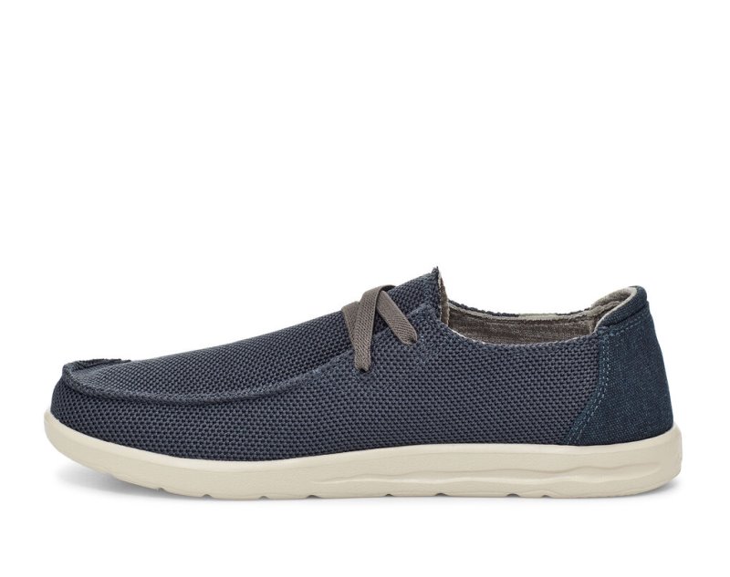 Sanuk Shaka Mesh No-tie Men Sidewalk Surfers Navy,Sanuk Philippines | RS63-3523E4