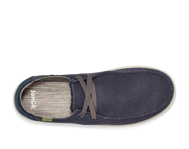 Sanuk Shaka Mesh No-tie Men Sidewalk Surfers Navy,Sanuk Philippines | RS63-3523E4