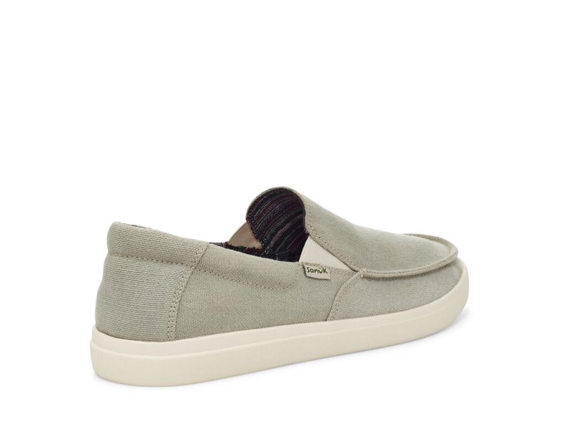 Sanuk Sideline 2 Hemp Slip-on Men Shoes Grey,Sanuk Philippines | IL52-1792W6