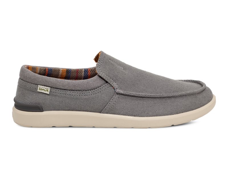 Sanuk Sidewalk Surfer Lite 2 SL Men Slip On Grey,Sanuk Philippines | UH97-1867I6