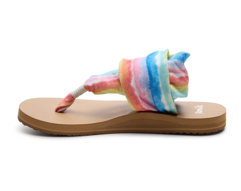 Sanuk Sling ST Tye Die Women Sandals Multicolor,Sanuk Philippines | JA69-8659L3