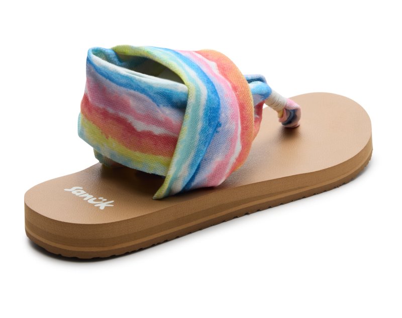 Sanuk Sling ST Tye Die Women Sandals Multicolor,Sanuk Philippines | JA69-8659L3