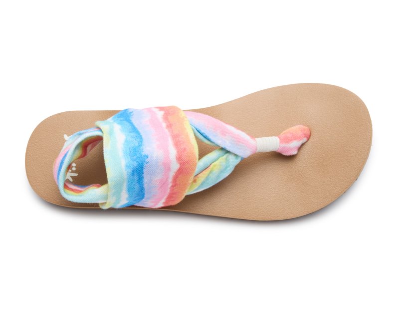 Sanuk Sling ST Tye Die Women Sandals Multicolor,Sanuk Philippines | JA69-8659L3