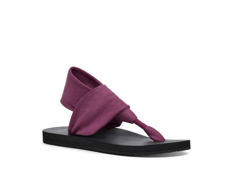 Sanuk Sling ST Vegan Women Sandals Purple,Sanuk Philippines | ZL38-1458N8