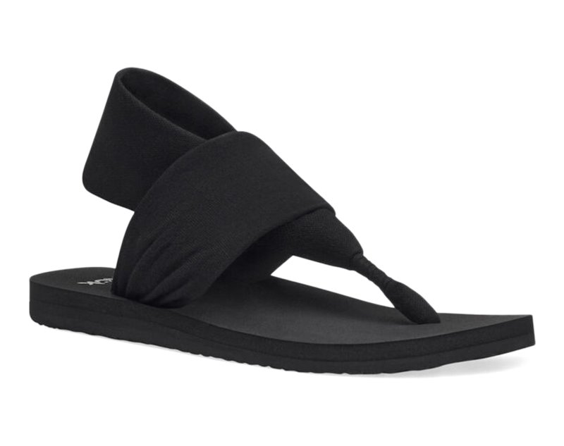 Sanuk Sling ST Women Sandals Black,Sanuk Philippines | GD80-3500L9