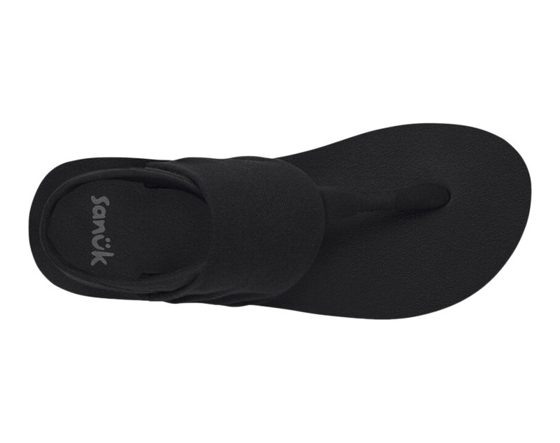 Sanuk Sling ST Women Sandals Black,Sanuk Philippines | GD80-3500L9