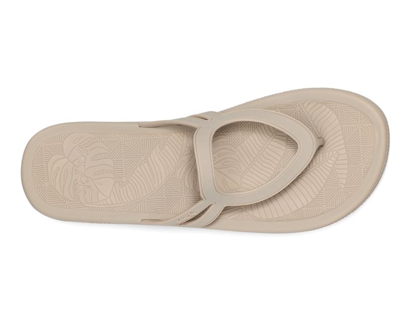 Sanuk Sunshine SL Women Heeled Flip Flops Beige,Sanuk Philippines | DH70-6650G8