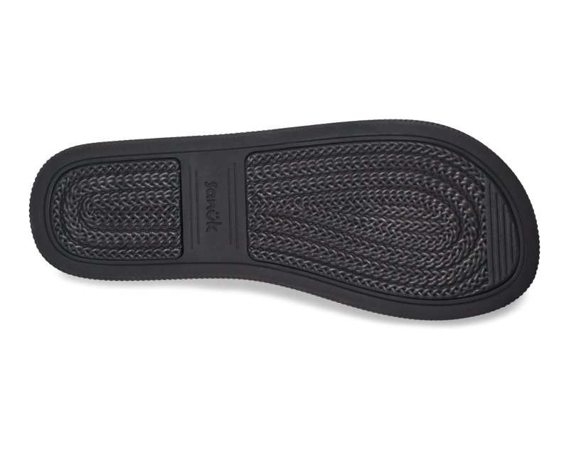 Sanuk Sunshine SL Women Heeled Flip Flops Black,Sanuk Philippines | KP70-8920V5