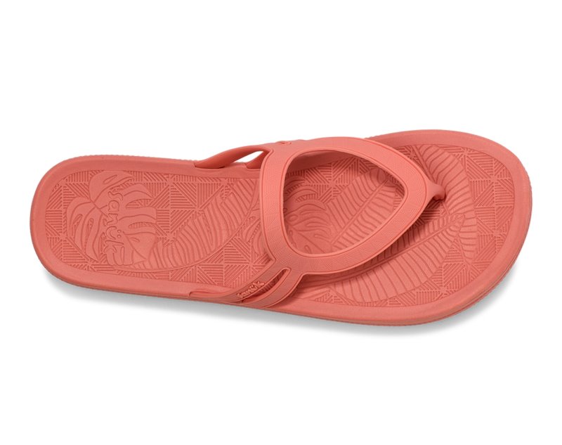 Sanuk Sunshine SL Women Heeled Flip Flops Orange,Sanuk Philippines | FS81-5771H4