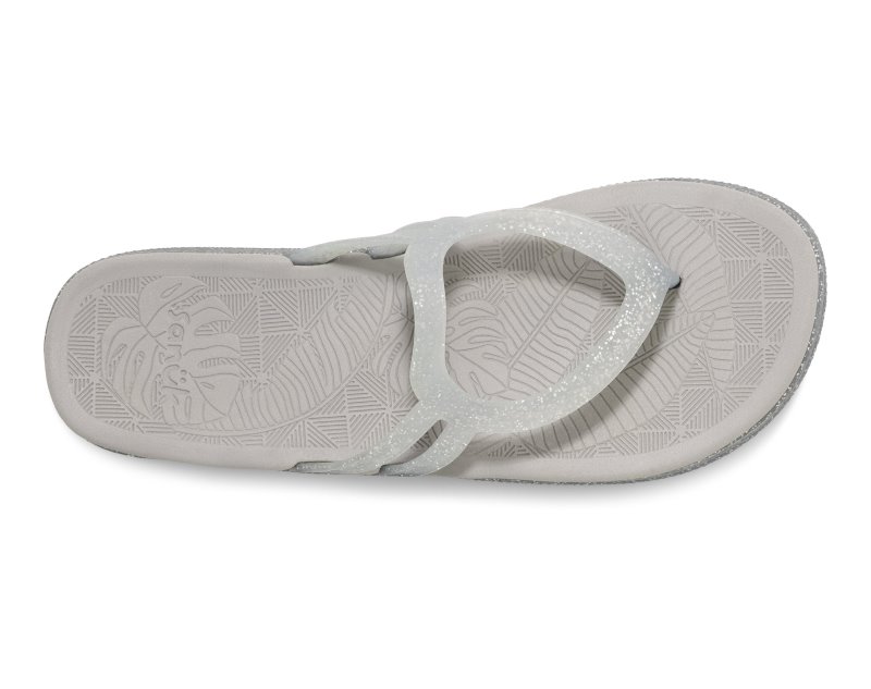 Sanuk Sunshine SL Women Heeled Flip Flops Silver,Sanuk Philippines | IN29-6739C6