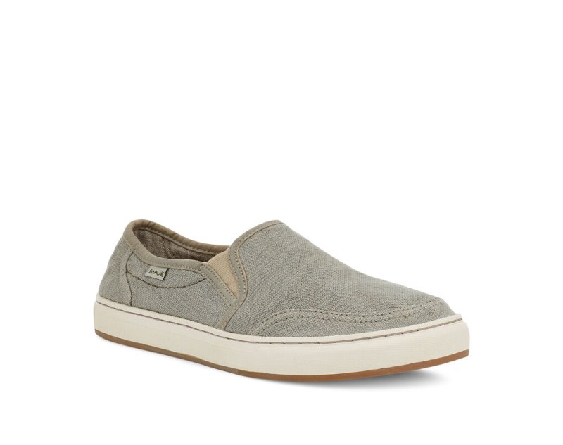 Sanuk Tideline Hemp Slip-on Men Shoes Grey,Sanuk Philippines | XU96-1016E6