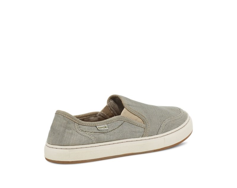 Sanuk Tideline Hemp Slip-on Men Shoes Grey,Sanuk Philippines | XU96-1016E6