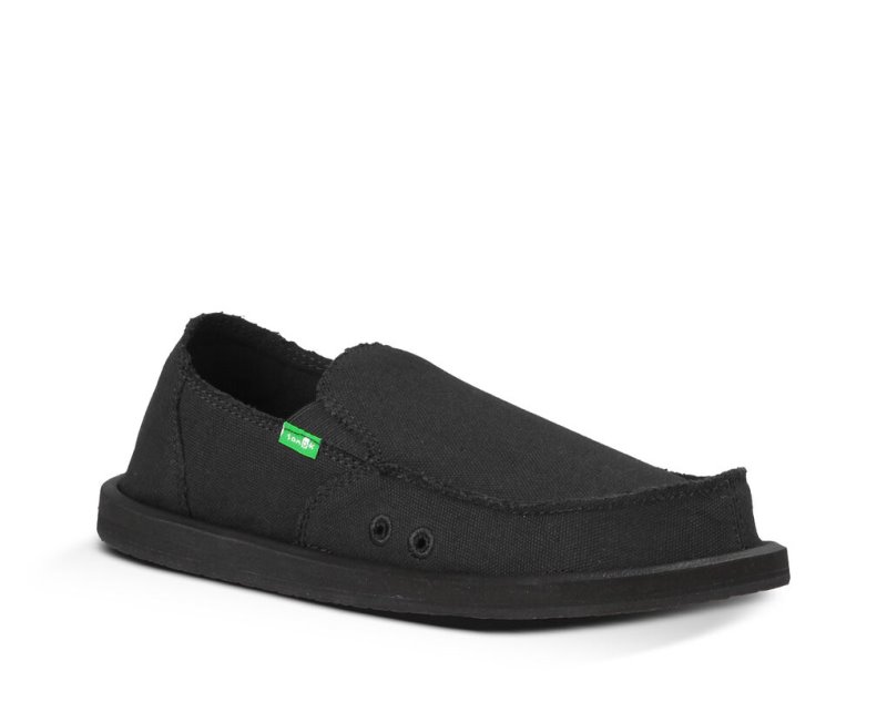 Sanuk Vagabond Men Sidewalk Surfers Black,Sanuk Philippines | CY89-4469J6