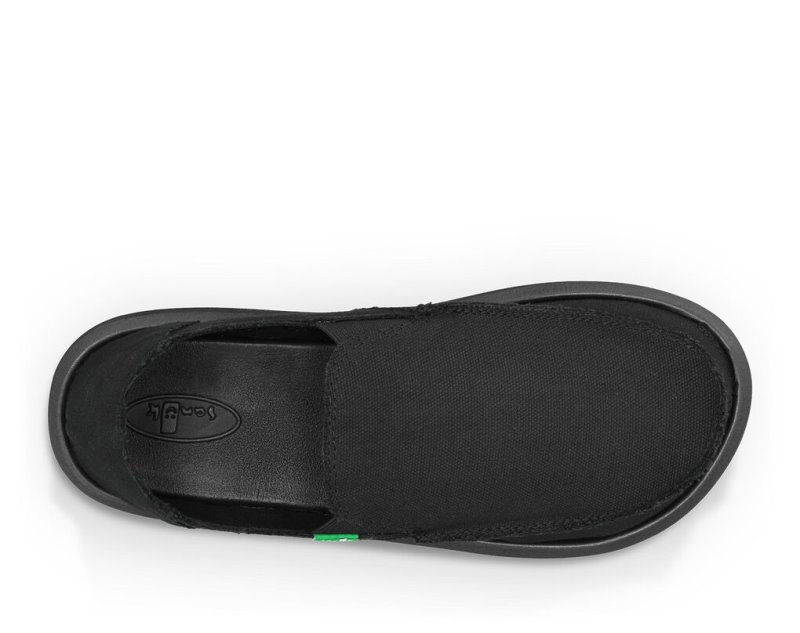 Sanuk Vagabond Men Sidewalk Surfers Black,Sanuk Philippines | CY89-4469J6