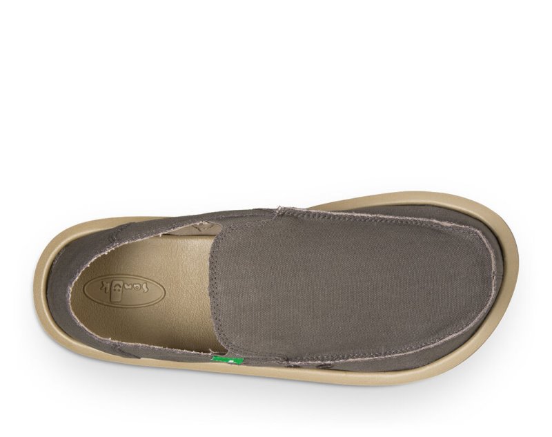 Sanuk Vagabond Men Sidewalk Surfers Dark Grey,Sanuk Philippines | SW54-5524N9