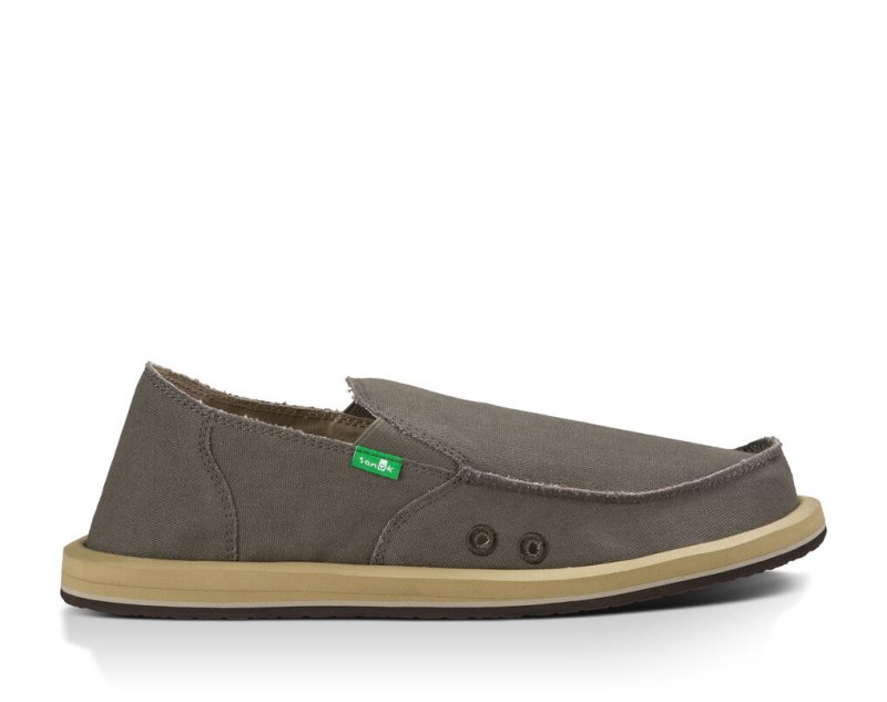 Sanuk Vagabond Men Sidewalk Surfers Dark Grey,Sanuk Philippines | SW54-5524N9