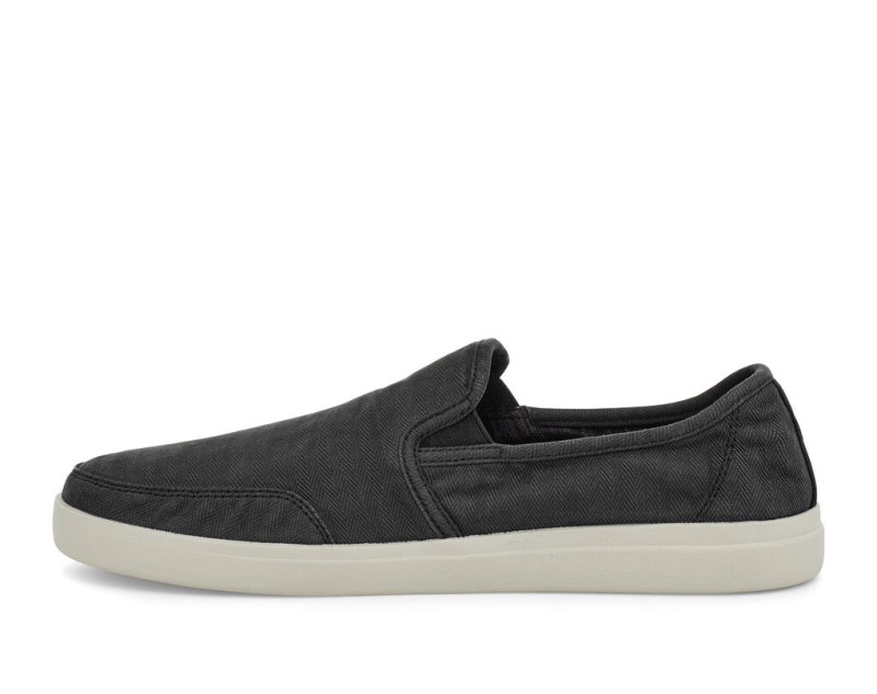 Sanuk Vagabond Slip-On Sneaker Wash Vegan Men Shoes Black,Sanuk Philippines | CP22-0312C0