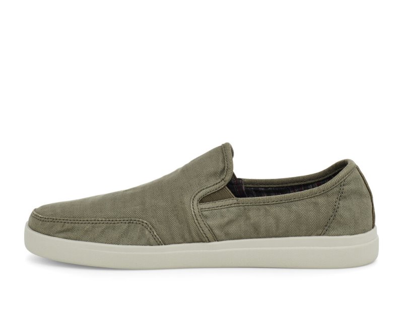 Sanuk Vagabond Slip-On Sneaker Wash Vegan Men Shoes Olive,Sanuk Philippines | YV38-4538K8