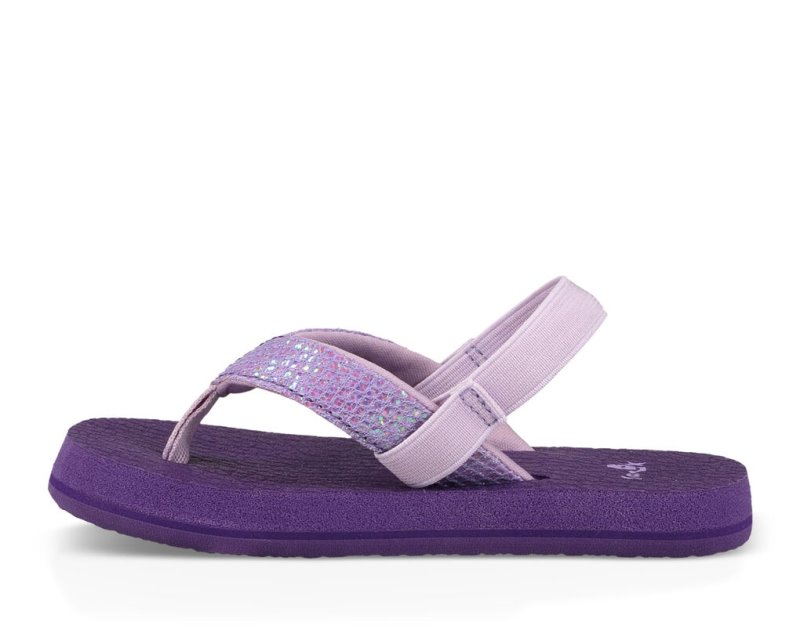 Sanuk Yoga Glitter Kids' Sandals Purple,Sanuk Philippines | NW05-3375J6