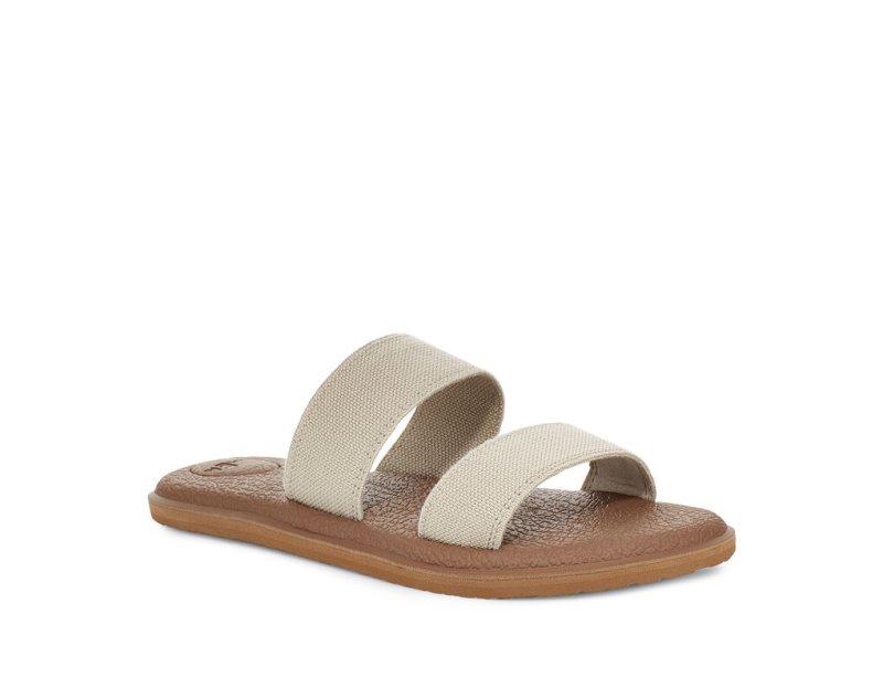 Sanuk Yoga Gora Women Sandals Brown / Beige,Sanuk Philippines | SD64-0074V8