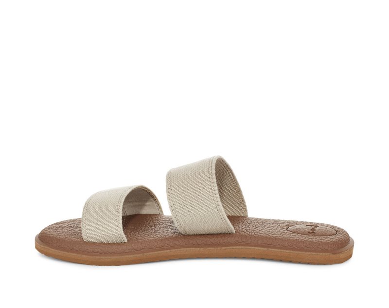 Sanuk Yoga Gora Women Sandals Brown / Beige,Sanuk Philippines | SD64-0074V8