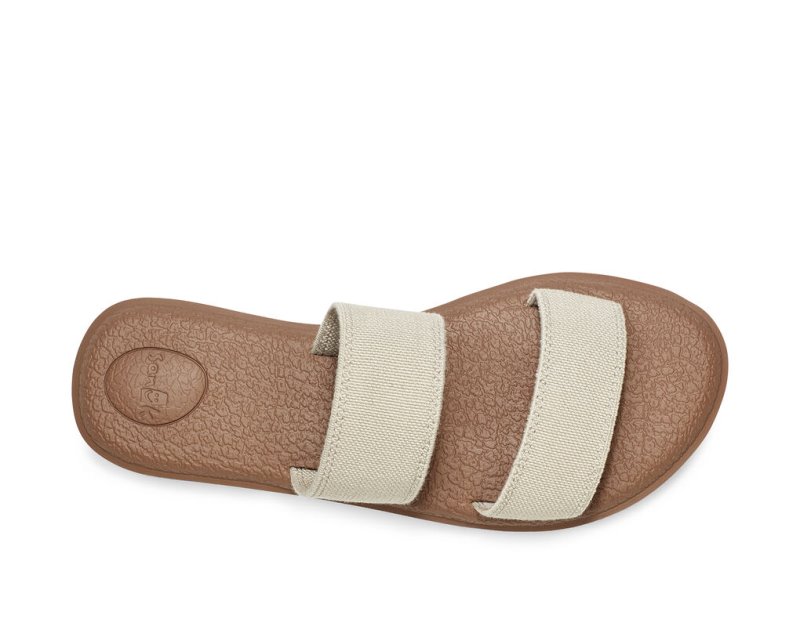 Sanuk Yoga Gora Women Sandals Brown / Beige,Sanuk Philippines | SD64-0074V8