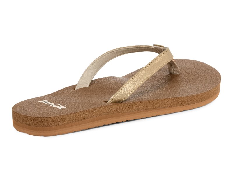 Sanuk Yoga Joy Ii Shimmer Women Flip Flops White,Sanuk Philippines | ZD18-8728W7