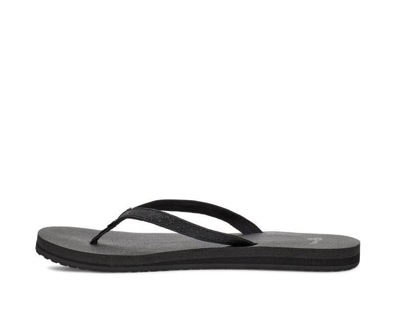 Sanuk Yoga Joy Sparkle Women Sandals Black,Sanuk Philippines | DC98-5818F5