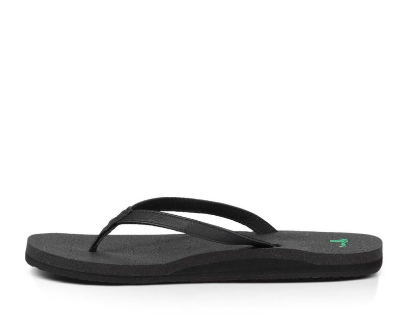 Sanuk Yoga Joy Women Flip Flops Black,Sanuk Philippines | NO61-9651D2