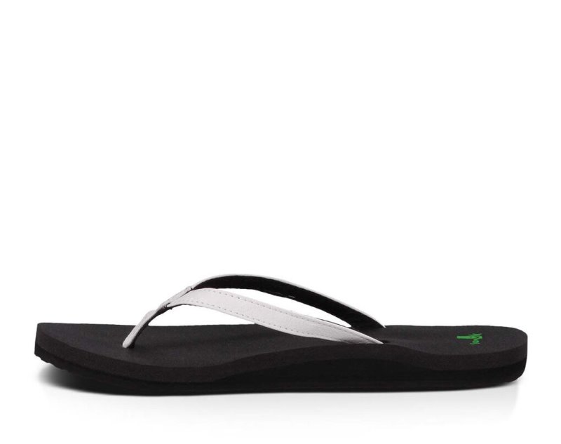 Sanuk Yoga Joy Women Flip Flops White,Sanuk Philippines | IO30-6750F1