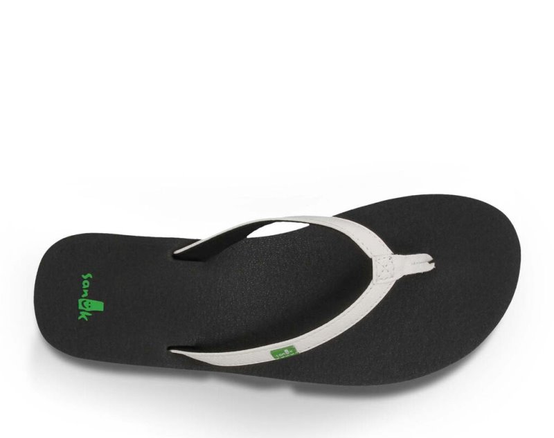 Sanuk Yoga Joy Women Flip Flops White,Sanuk Philippines | IO30-6750F1