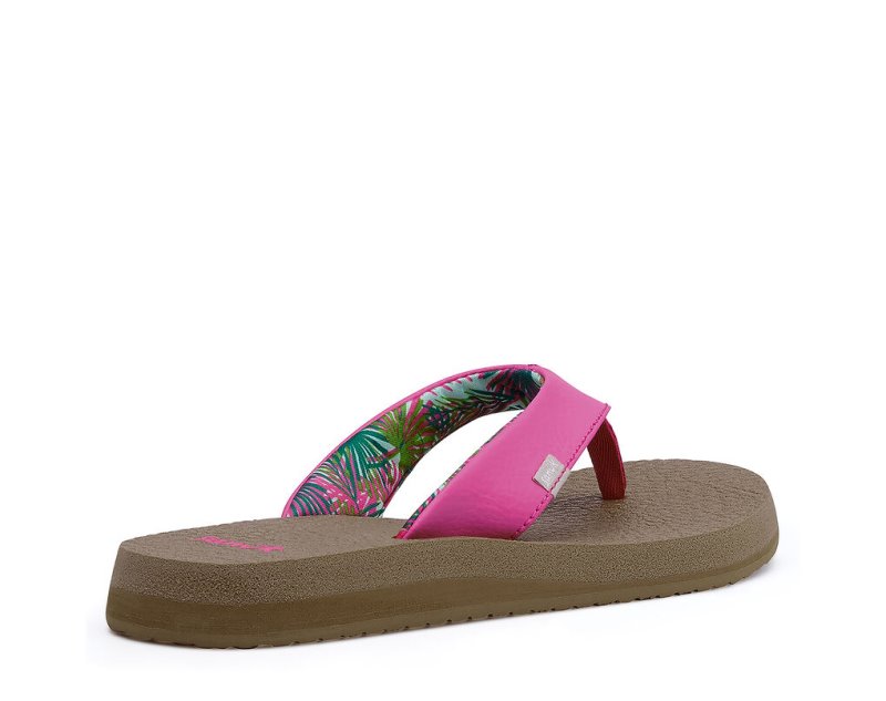 Sanuk Yoga Mat Cushioned Women Sandals Pink,Sanuk Philippines | FJ93-8503T8