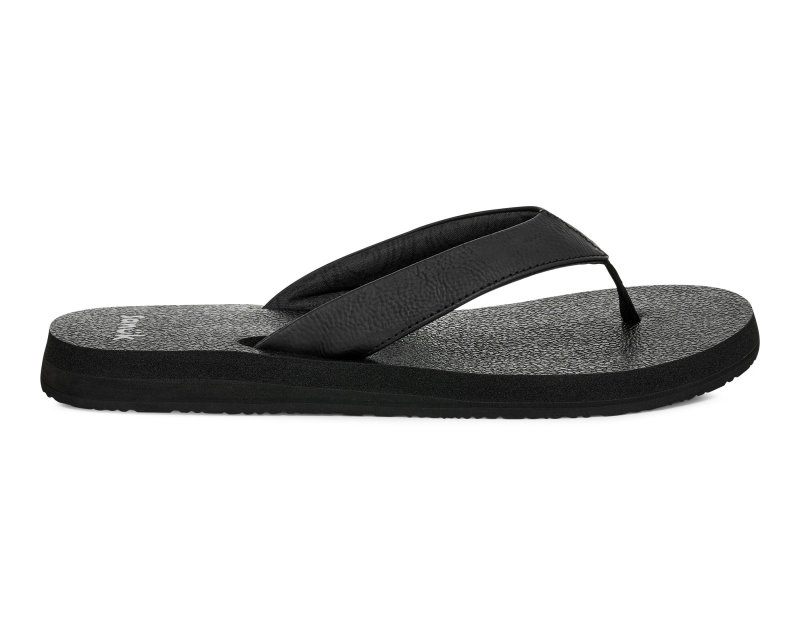 Sanuk Yoga Mat II Women Flip Flops Black,Sanuk Philippines | GY03-3433W6