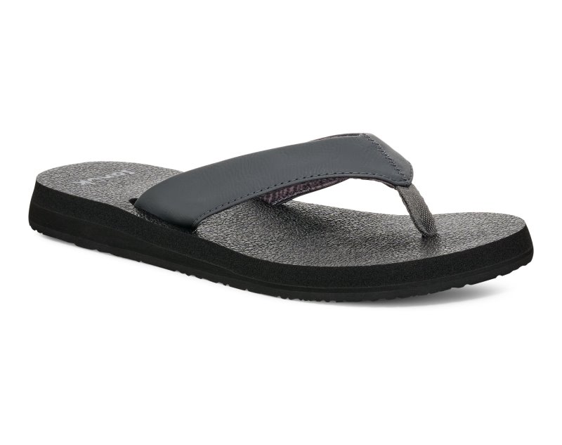 Sanuk Yoga Mat II Women Flip Flops Dark Grey,Sanuk Philippines | SJ84-5294H7