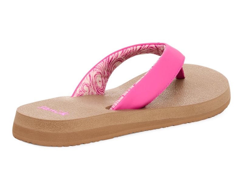 Sanuk Yoga Mat II Women Flip Flops Pink,Sanuk Philippines | PZ11-7201S4