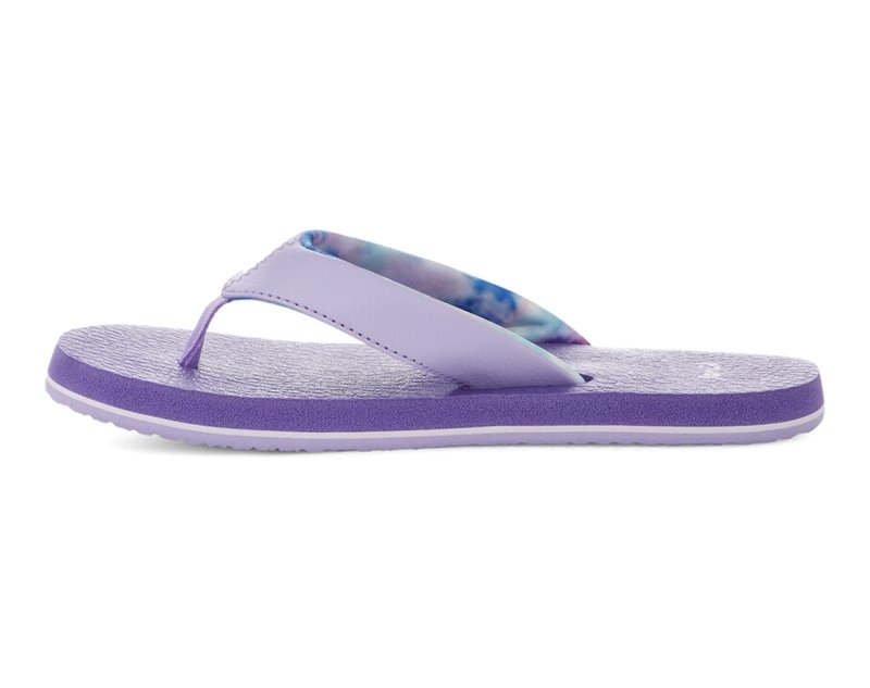 Sanuk Yoga Mat Kids' Flip Flops Purple,Sanuk Philippines | VX82-1572Z8