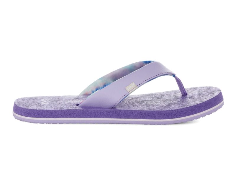 Sanuk Yoga Mat Kids\' Flip Flops Purple,Sanuk Philippines | VX82-1572Z8