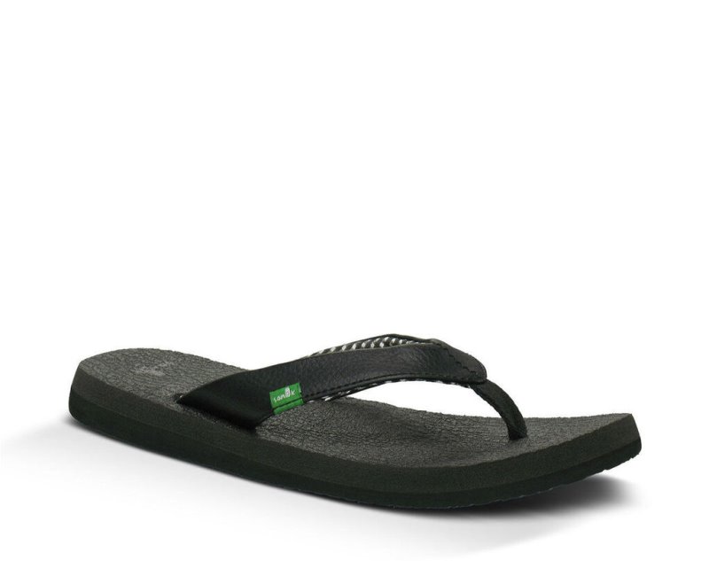 Sanuk Yoga Mat Women Flip Flops Black,Sanuk Philippines | SW05-0395K0