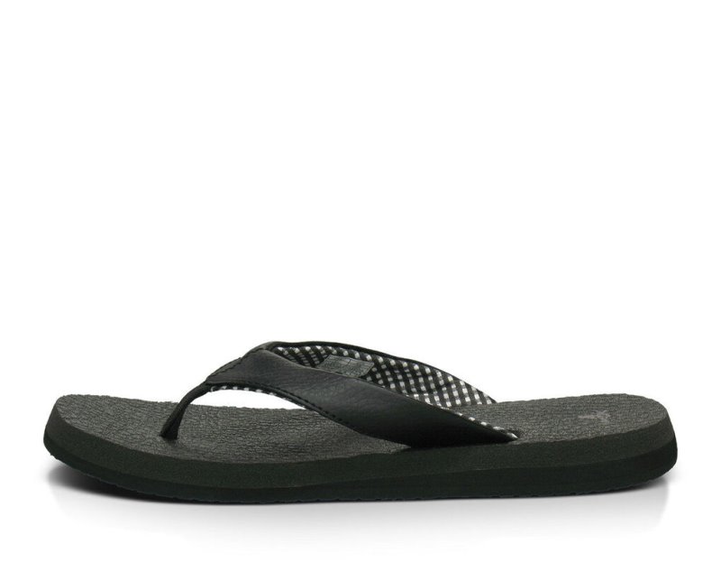 Sanuk Yoga Mat Women Flip Flops Black,Sanuk Philippines | SW05-0395K0